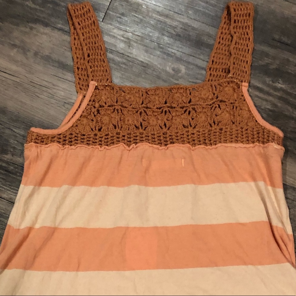 NWT Free People Luca Striped Crochet Dress - Picture 6 of 7